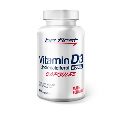  Be First  vitamin D3 600 IU  60 