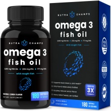  Nutra Champs Omega-3 Fish Oil 90 