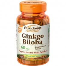 Ginkgo Biloba Sundown Naturals 100 