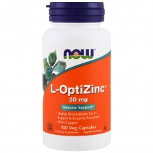  Now Foods L-OptiZinc 30 100 