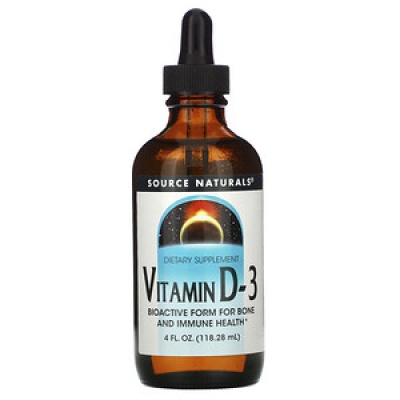  Source Naturals Vitamin D3 118 