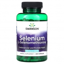 Витамины Swanson Selenium 100 мкг 300 капсул