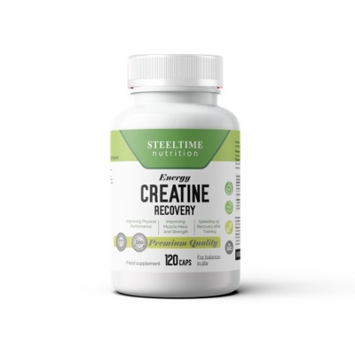 Креатин Steeltime Nutrition Creatine Energy Recovery 120 капсул